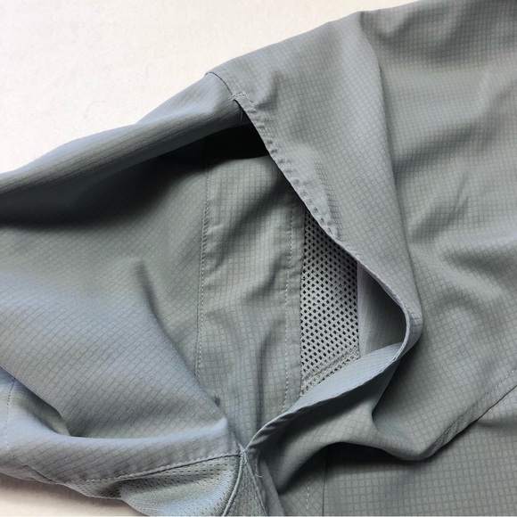 Reel Legends Vented Grey Lightweight Fishing Short Sleeve Shirt Size Large - Picture 6 of 11